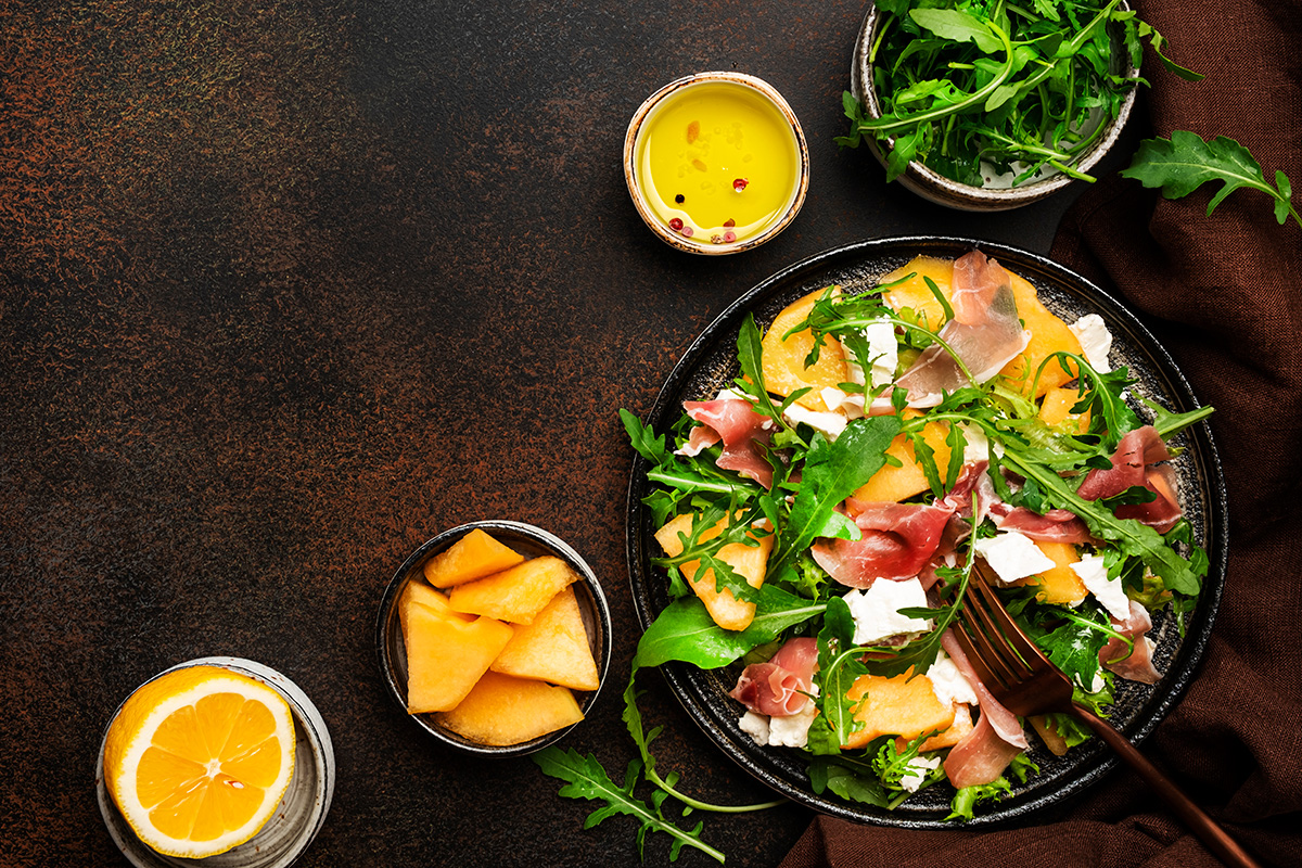insalata estiva melone
